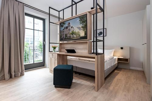 Μια τηλεόραση ή/και κέντρο ψυχαγωγίας στο Gustav Appartements