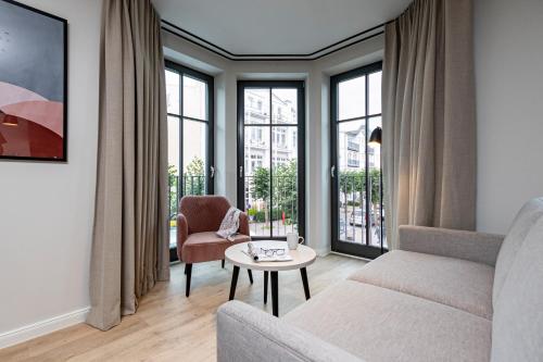 Posezení v ubytování Gustav Appartements