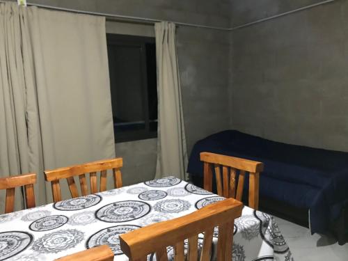 Postel nebo postele na pokoji v ubytování Los Pinos Mina Clavero