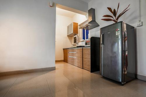 Dapur atau dapur kecil di Goa Chillout Apartment - 1BHK, Baga