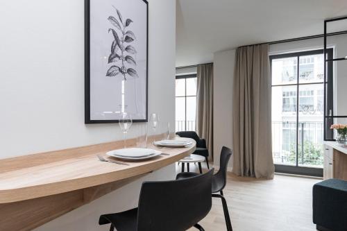 Χώρος καθιστικού στο Gustav Appartements