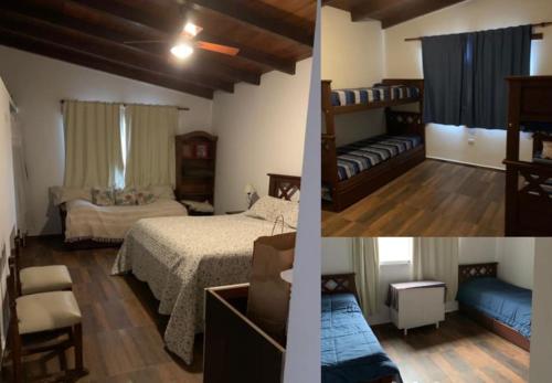 Ένα ή περισσότερα κρεβάτια σε δωμάτιο στο Increible Casa en San Clemente (Apto Previaje)