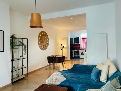 Posezení v ubytování Downtown Quiet and Peacefull Apartment