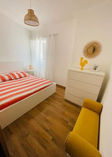 Postel nebo postele na pokoji v ubytování Cantinho do Alandroal