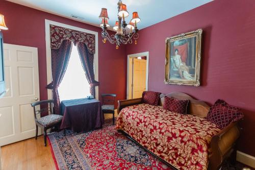 Cama o camas de una habitación en 1840s Carrollton Inn