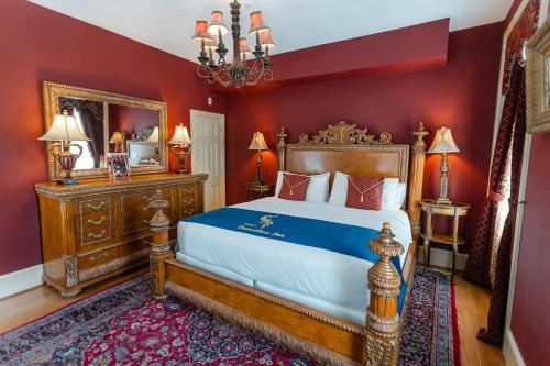 Cama o camas de una habitación en 1840s Carrollton Inn