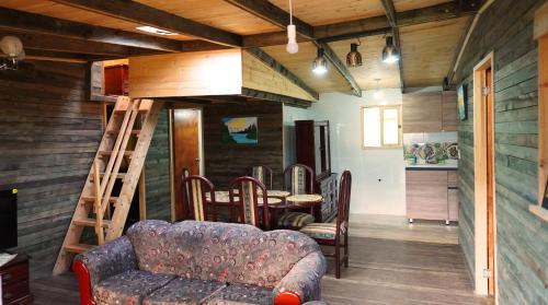 Posezení v ubytování Finca Severo Refugio