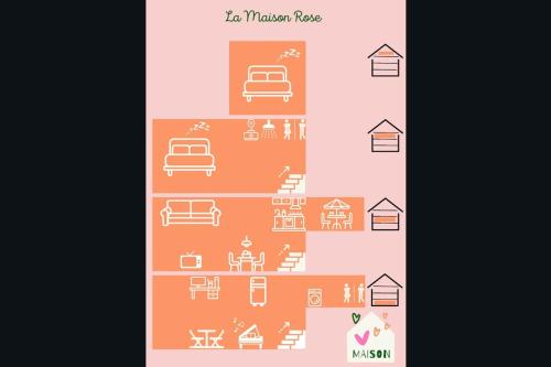 a poster for the tupperware house at La Maison Rose Quartier des Arts - Hyper centre in Arras