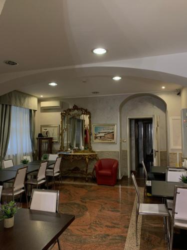 Χώρος καθιστικού στο Hotel Antico Distretto