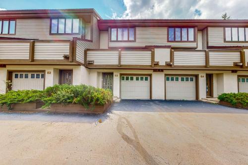 a large house with two garages at Spruce Creekside in Vail