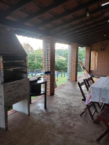 Balkón nebo terasa v ubytování Eco Park Camping & Pousada