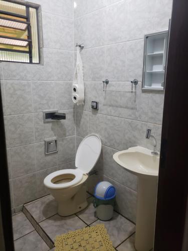 Koupelna v ubytování Eco Park Camping & Pousada