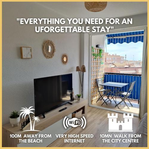 Appartement cosy à 100m de la mer