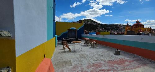 Balkón nebo terasa v ubytování Hostal del Desterrado