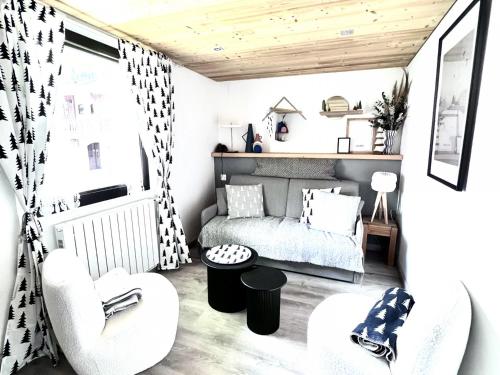 Appartement au cœur des Gets, proche des remontées, 2 chambres, 5 pers, Wi-Fi, parking privé - FR-1-671-44