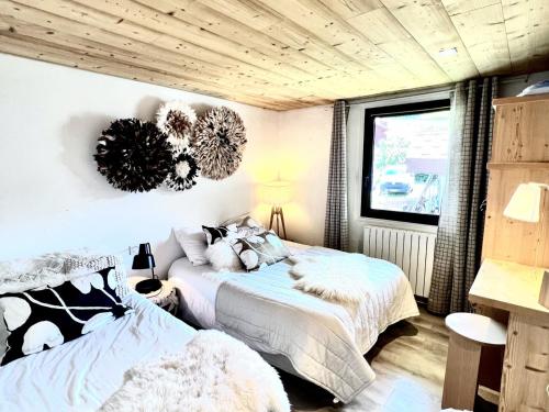 Appartement au cœur des Gets, proche des remontées, 2 chambres, 5 pers, Wi-Fi, parking privé