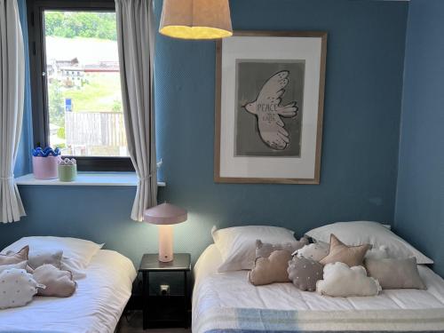 Appartement cosy au cœur des Gets, proche des télécabines, 2 chambres, Wi-Fi, parking privatif