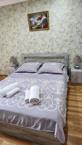 Postel nebo postele na pokoji v ubytování Comfort