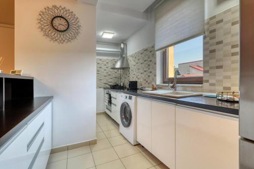 Dapur atau dapur kecil di Refugiu liniștit în Băneasa