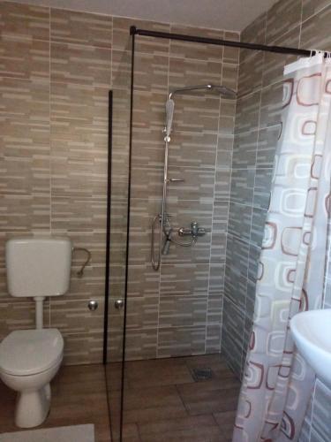 Koupelna v ubytování Sobe RoomsBella
