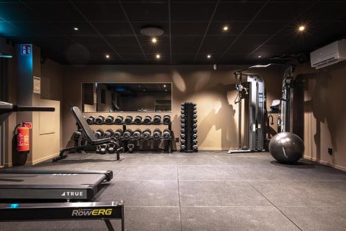 Fitness centrum a/nebo fitness zařízení v ubytování Starby Spa, Hotell & Konferens