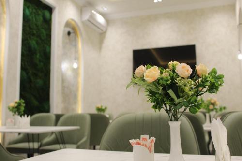 Χώρος καθιστικού στο Hotel Shosh Modern