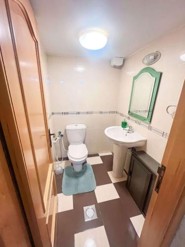 Kopalnica v nastanitvi Downtown Delight