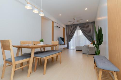 Χώρος καθιστικού στο Muna The Cove Ipoh Garden East 3R2B 8pax