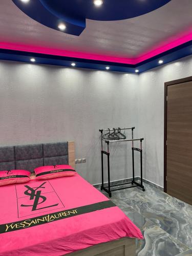 Postel nebo postele na pokoji v ubytování LUXURY STUDIO 1 FIRSTLINE SEA BY MAKHOME