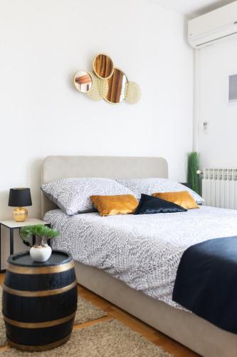 Postel nebo postele na pokoji v ubytování Bonsai