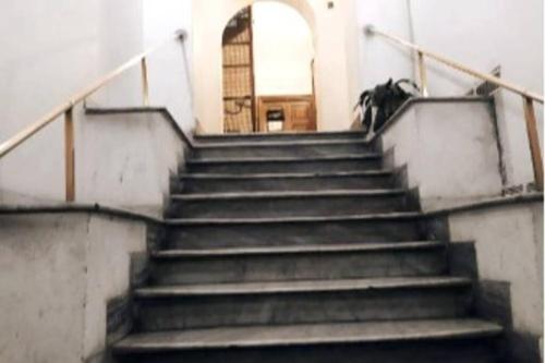 a set of stairs in front of a building at Upi-Up Rome Staying in Rome