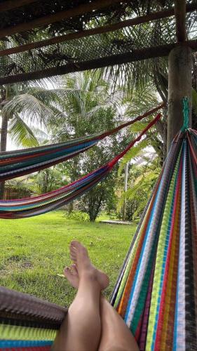 Taman di luar Casa de Japaratinga
