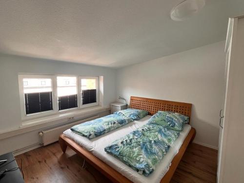 Ένα ή περισσότερα κρεβάτια σε δωμάτιο στο Hotel Wandsbek Hamburg