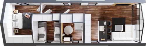 Vannituba majutusasutuses Chalet Stuhleckblick-Ferienhaus direkt an der Piste und mit eigener Sauna