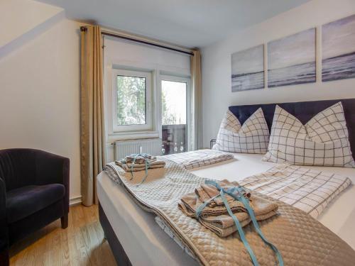 Säng eller sängar i ett rum på Holiday home in Feld am See with terrace