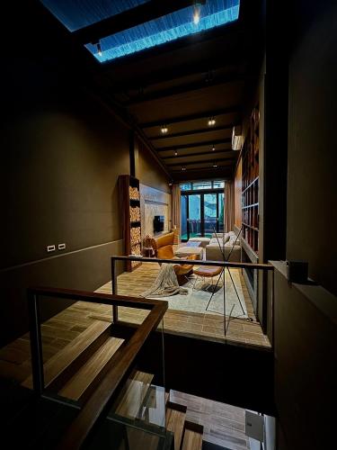Ein Sitzbereich in der Unterkunft Here Hotel 宅這兒私宅-屏市B宅