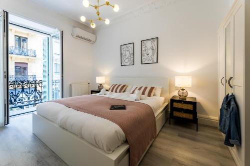 Posteľ alebo postele v izbe v ubytovaní BALEA by SWEET HOME SAN SEBASTIAN