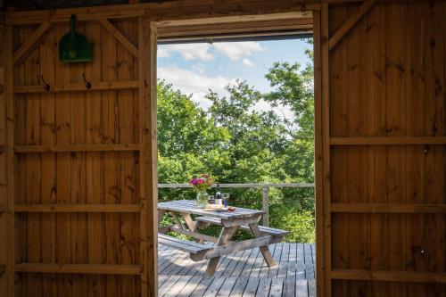 Μπαλκόνι ή βεράντα στο Dartmoor Eco-Pod - Oak Tree Lane