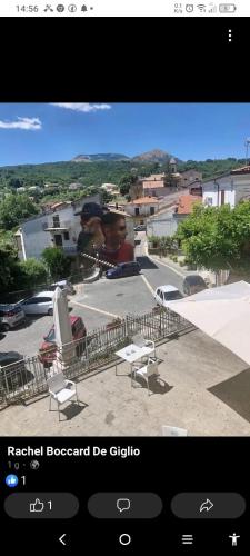 a screenshot of a video of a balcony with a view at Bnb Peter Pan in San Martino dʼAgri