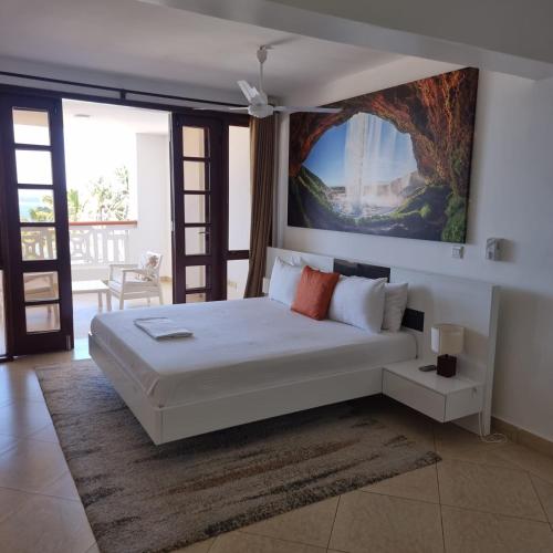 Lova arba lovos apgyvendinimo įstaigoje Ocean View Apartment D5