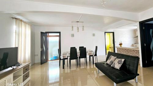 TV a/nebo společenská místnost v ubytování White Residence