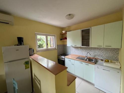 Kuchyň nebo kuchyňský kout v ubytování Apartman Mišo
