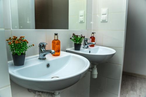 Koupelna v ubytování Hostel Pod Basztą