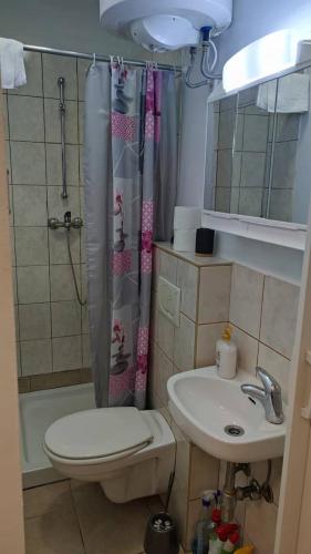 Koupelna v ubytování Vita apartment