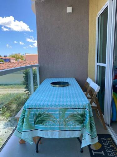 Balkón nebo terasa v ubytování Flat alto padrão em Tamandaré