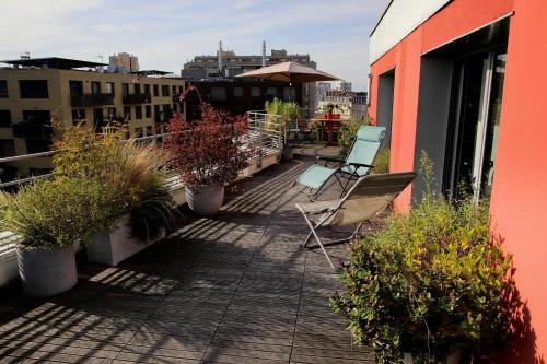 Duplex grande terrasse, vue sur Canal