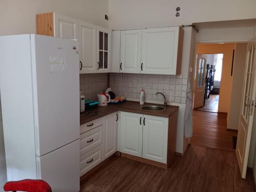 Kuchyň nebo kuchyňský kout v ubytování Hostel Jasmin