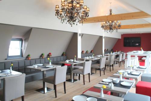 Χώρος καθιστικού στο Gideon Hotel