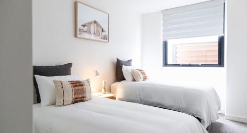 Ένα ή περισσότερα κρεβάτια σε δωμάτιο στο The Grande - 2 bed option