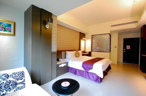Cama o camas de una habitación en Cherry Feast Resort